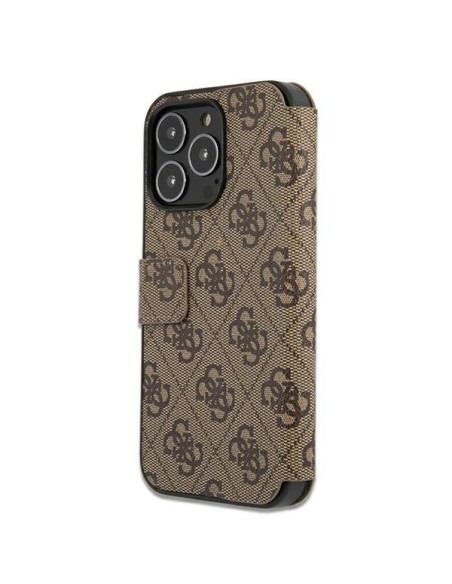Guess 4G Big Metal Logo dėklas, skirtas iPhone 13 Pro Max - rudas Guess 4G Big Metal Logo dėklas, skirtas iPhone 13 Pro Max - rudas