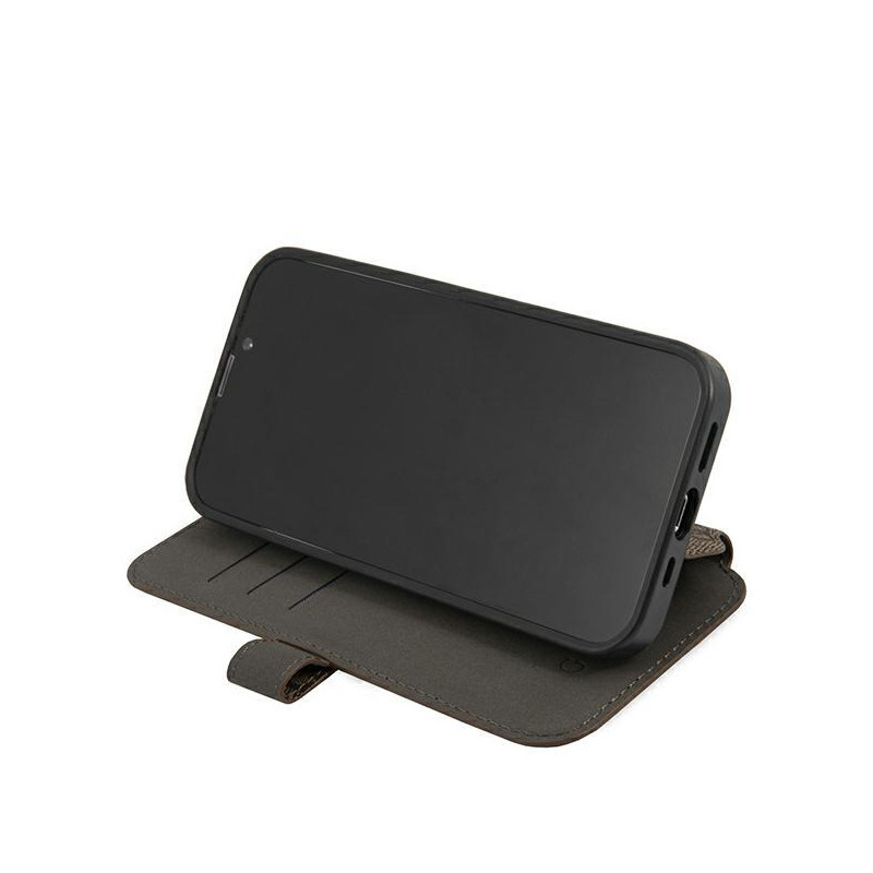 Guess 4G Big Metal Logo dėklas, skirtas iPhone 13 Pro Max - rudas
