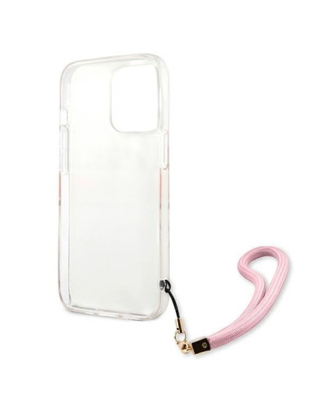 Guess Camo Strap Collection dėklas, skirtas iPhone 13 Pro / iPhone 13 - rožinis Guess Camo Strap Collection dėklas, skirtas iPhone 13 Pro / iPhone 13 - rožinis