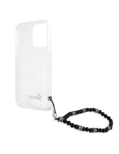 Guess Black Pearl dėklas, skirtas iPhone 13 Pro / iPhone 13 - skaidrus Guess Black Pearl dėklas, skirtas iPhone 13 Pro / iPhone 13 - skaidrus