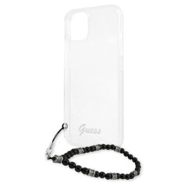 Guess Black Pearl dėklas iPhone 13 mini - skaidrus
