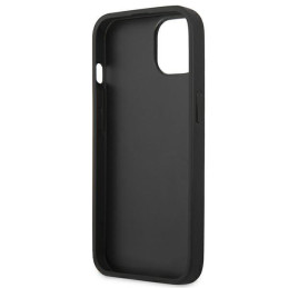 Guess Saffiano Strap dėklas iPhone 13 mini - pilkas