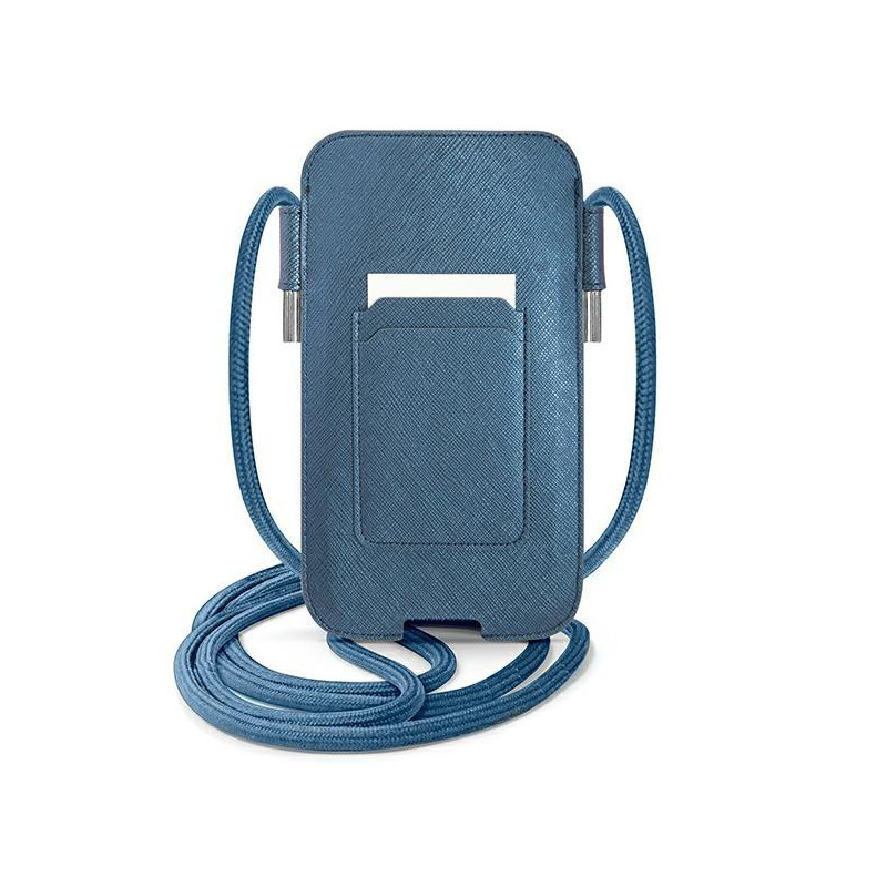 Guess Saffiano Strap 6.1& 39 & 39 krepšys – mėlynas