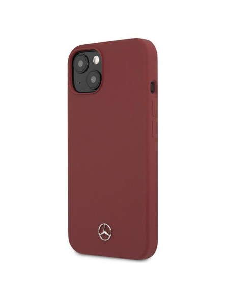 Mercedes Silicone Line dėklas iPhone 13 - raudonas Mercedes Silicone Line dėklas iPhone 13 - raudonas