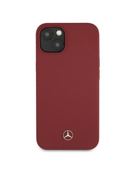 Mercedes Silicone Line dėklas iPhone 13 - raudonas Mercedes Silicone Line dėklas iPhone 13 - raudonas