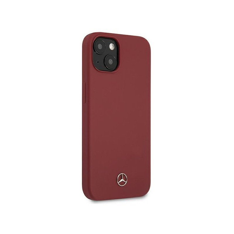 Mercedes Silicone Line dėklas iPhone 13 - raudonas