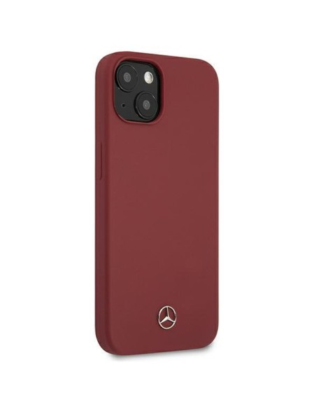 Mercedes Silicone Line dėklas iPhone 13 - raudonas Mercedes Silicone Line dėklas iPhone 13 - raudonas