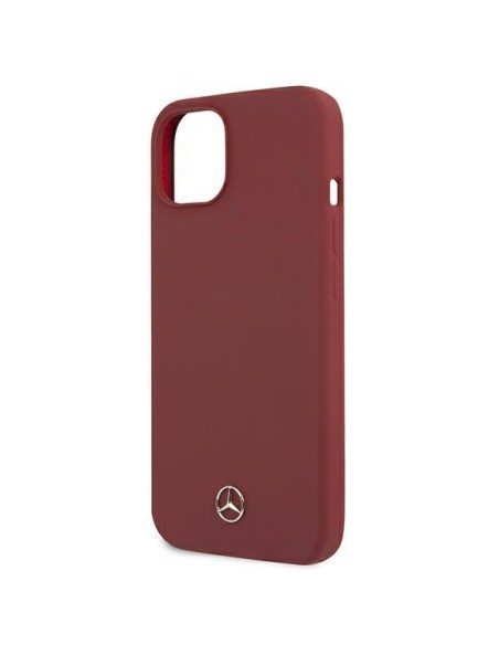 Mercedes Silicone Line dėklas iPhone 13 - raudonas Mercedes Silicone Line dėklas iPhone 13 - raudonas