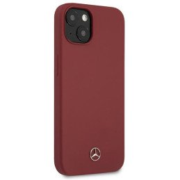 Mercedes Silicone Line dėklas iPhone 13 mini - raudonas