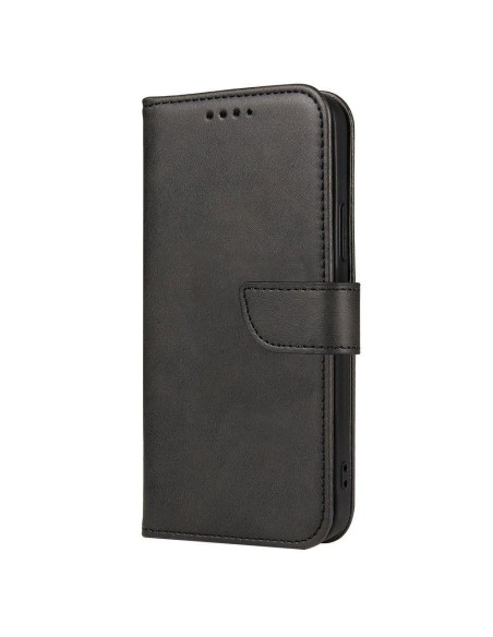 Magnet Case elegantiškas dėklas su atvartu ir stovo funkcija, skirtas Huawei nova 8 black