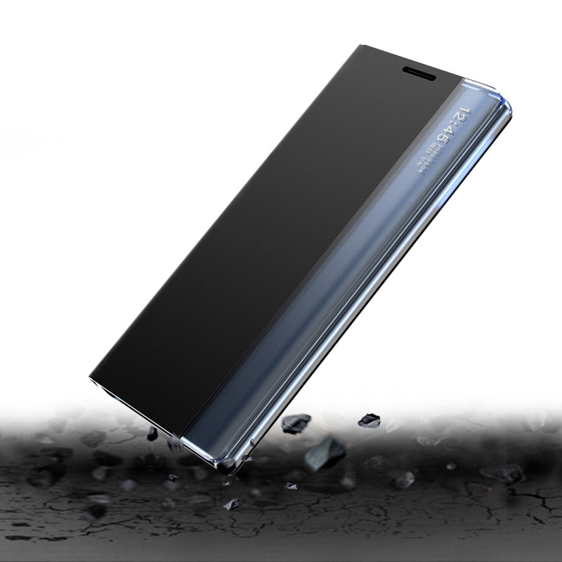 Naujas Sleep Case dangtelis su atvartu ir stovo funkcija, skirta Samsung Galaxy A53 5G blue