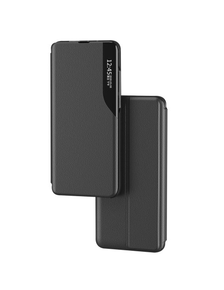 Eco Leather View Case elegantiškas atverčiamas dėklas su stovo funkcija, skirtas Samsung Galaxy A53 5G juodas Eco Leather View Case elegantiškas atverčiamas dėklas su stovo funkcija, skirtas Samsung Galaxy A53 5G juodas
