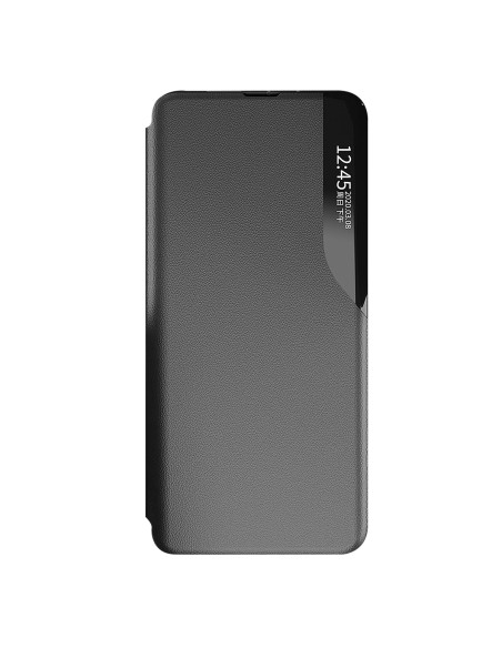 Eco Leather View Case elegantiškas atverčiamas dėklas su stovo funkcija, skirtas Samsung Galaxy A53 5G juodas Eco Leather View Case elegantiškas atverčiamas dėklas su stovo funkcija, skirtas Samsung Galaxy A53 5G juodas