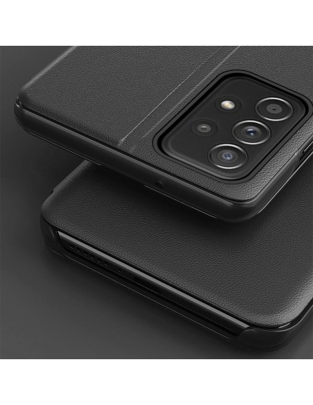 Eco Leather View Case elegantiškas atverčiamas dėklas su stovo funkcija, skirtas Samsung Galaxy A53 5G juodas Eco Leather View Case elegantiškas atverčiamas dėklas su stovo funkcija, skirtas Samsung Galaxy A53 5G juodas