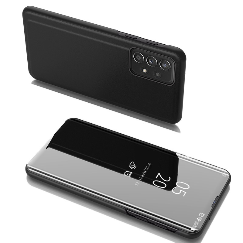 Clear View Case atverčiamas dangtelis, skirtas Samsung Galaxy A53 5G juodas Clear View Case atverčiamas dangtelis, skirtas Samsung Galaxy A53 5G juodas