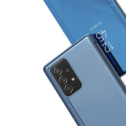 Clear View Case atverčiamas dangtelis, skirtas Samsung Galaxy A53 5G juodas