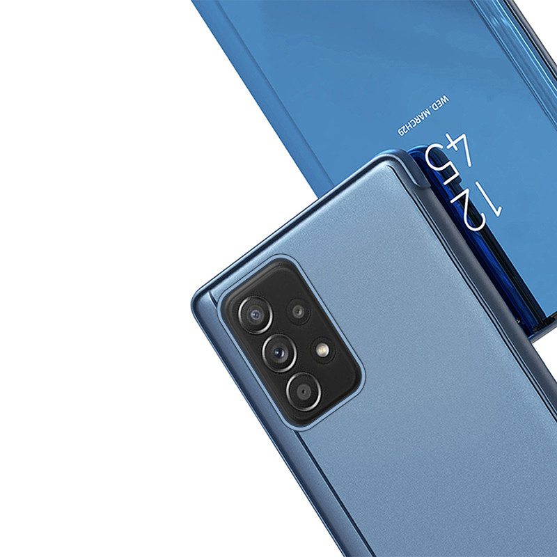 Clear View Case atverčiamas dangtelis, skirtas Samsung Galaxy A53 5G juodas