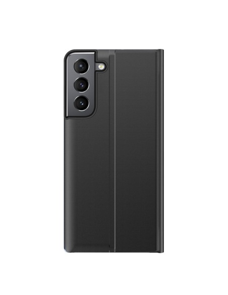 Naujas Sleep Case dangtelis su atvartu ir stovo funkcija, skirta Samsung Galaxy S22+ (S22 Plus) juoda Naujas Sleep Case dangtelis su atvartu ir stovo funkcija, skirta Samsung Galaxy S22+ (S22 Plus) juoda