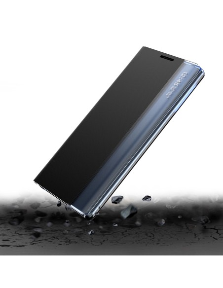 Naujas Sleep Case dangtelis su atvartu ir stovo funkcija, skirta Samsung Galaxy S22+ (S22 Plus) juoda Naujas Sleep Case dangtelis su atvartu ir stovo funkcija, skirta Samsung Galaxy S22+ (S22 Plus) juoda
