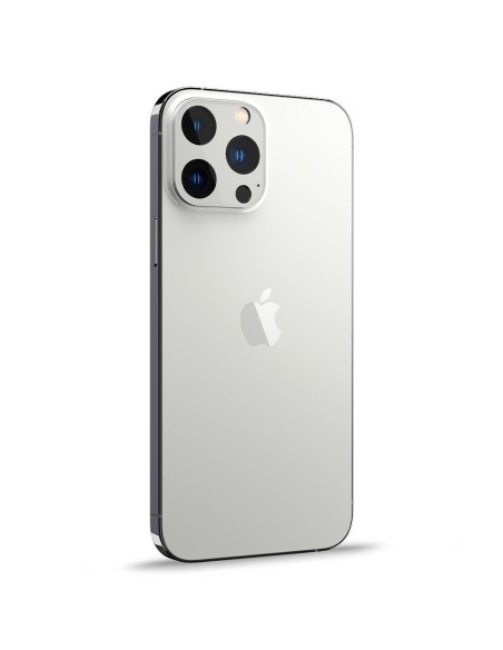 Spigen Optik.tR kameros apsauga iPhone 13 Pro / 13 Pro Max - sidabrinė 2 vnt. Spigen Optik.tR kameros apsauga iPhone 13 Pro / 13 Pro Max - sidabrinė 2 vnt.