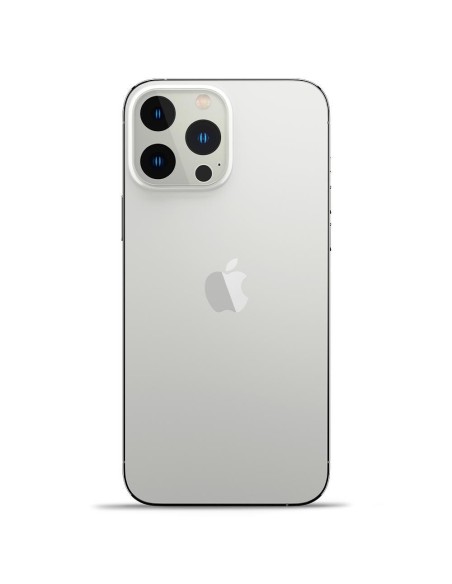 Spigen Optik.tR kameros apsauga iPhone 13 Pro / 13 Pro Max - sidabrinė 2 vnt. Spigen Optik.tR kameros apsauga iPhone 13 Pro / 13 Pro Max - sidabrinė 2 vnt.