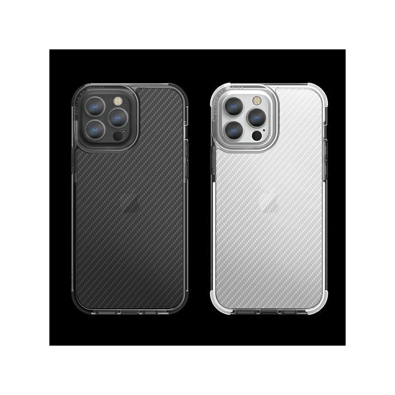 Uniq Combat dėklas iPhone 13 - skaidrus