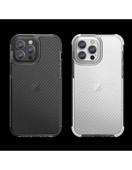 Uniq Combat dėklas iPhone 13 - skaidrus