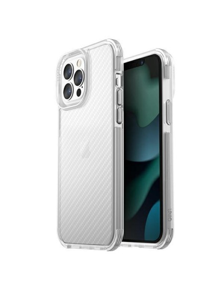 Uniq Combat dėklas, skirtas iPhone 13 Pro / iPhone 13 - skaidrus Uniq Combat dėklas, skirtas iPhone 13 Pro / iPhone 13 - skaidrus