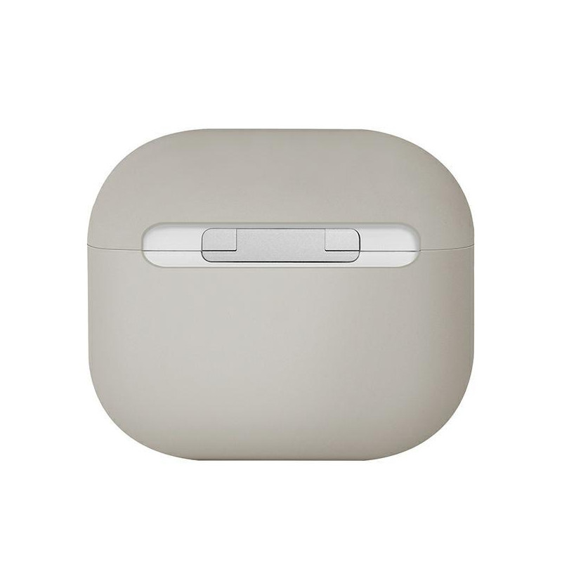 Uniq Lino silikoninis dėklas, skirtas AirPods 3 - smėlio spalvos