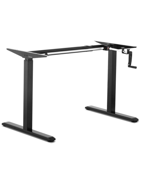 Rėmas stalo rėmas su rankiniu aukščio reguliavimu 73-124 cm iki 70 kg JUODAS Rėmas stalo rėmas su rankiniu aukščio reguliavimu 73-124 cm iki 70 kg JUODAS