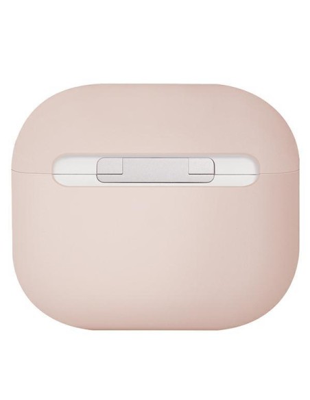 Uniq Lino silikoninis dėklas, skirtas AirPods 3 – rožinis Uniq Lino silikoninis dėklas, skirtas AirPods 3 – rožinis
