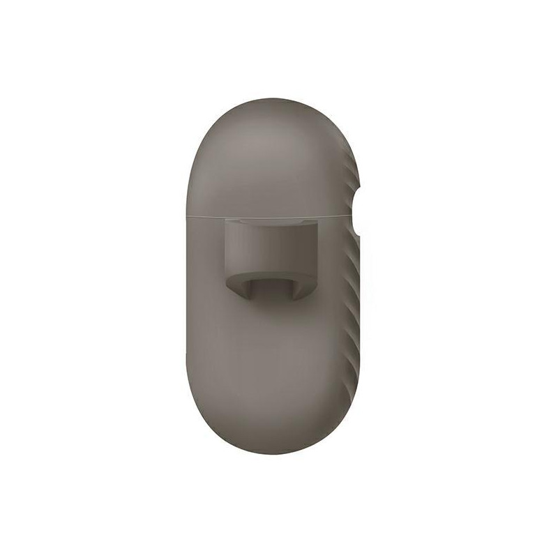 UNIQ Vencer silikoninis dėklas, skirtas AirPods 3 - smėlio spalvos
