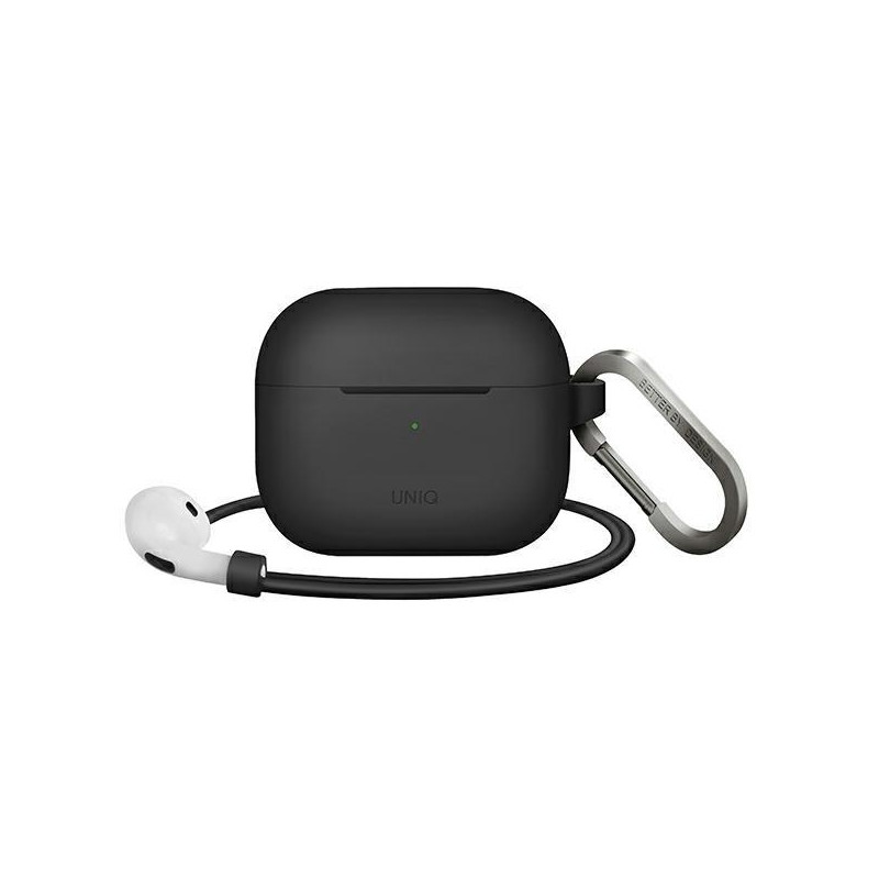 UNIQ Vencer silikoninis dėklas, skirtas AirPods 3 - pilkas UNIQ Vencer silikoninis dėklas, skirtas AirPods 3 - pilkas