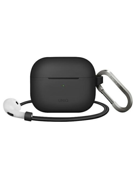 UNIQ Vencer silikoninis dėklas, skirtas AirPods 3 - pilkas UNIQ Vencer silikoninis dėklas, skirtas AirPods 3 - pilkas