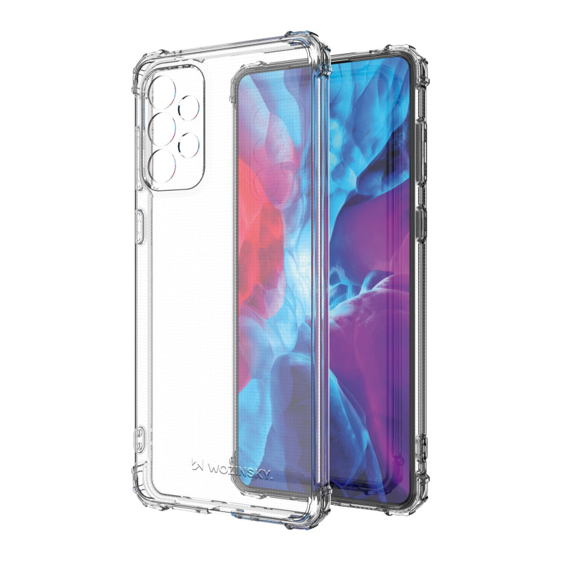 Wozinsky Anti Shock šarvuotas dėklas Samsung Galaxy A73 skaidrus