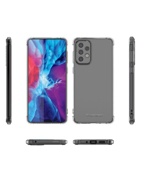 Wozinsky Anti Shock šarvuotas dėklas Samsung Galaxy A73 skaidrus