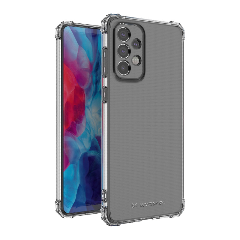 Wozinsky Anti Shock šarvuotas dėklas Samsung Galaxy A73 skaidrus