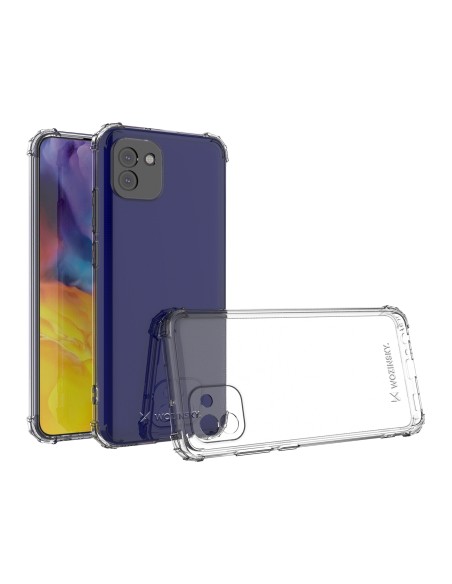 Wozinsky Anti Shock šarvuotas dėklas Samsung Galaxy A03 skaidrus