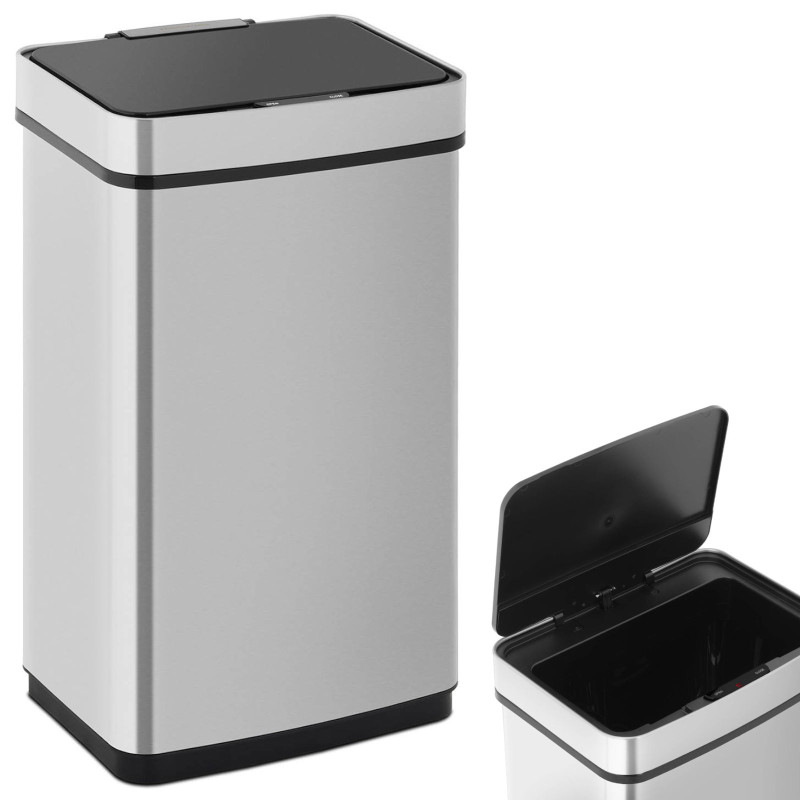Automatinė bekontaktė stačiakampė šiukšlių dėžė su judesio jutikliu 30 cm 60 l Automatinė bekontaktė stačiakampė šiukšlių dėžė su judesio jutikliu 30 cm 60 l