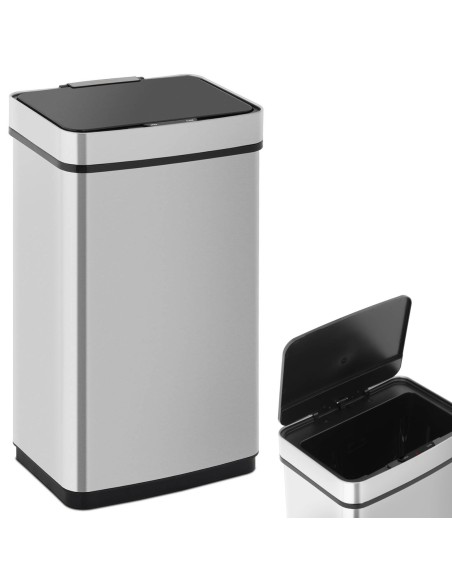 Automatinė bekontaktė stačiakampė šiukšlių dėžė su judesio jutikliu 30 cm 60 l Automatinė bekontaktė stačiakampė šiukšlių dėžė su judesio jutikliu 30 cm 60 l