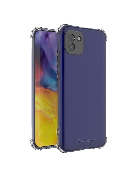 Wozinsky Anti Shock šarvuotas dėklas Samsung Galaxy A03 skaidrus