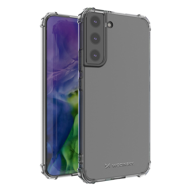 Wozinsky Anti Shock šarvuotas dėklas Samsung Galaxy S22+ (S22 Plus) skaidrus