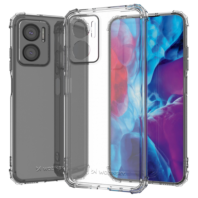 Wozinsky Anti Shock šarvuotas dėklas Xiaomi Redmi 10 skaidrus