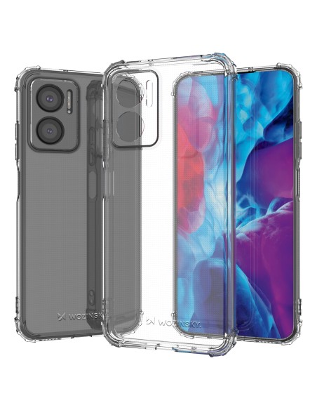 Wozinsky Anti Shock šarvuotas dėklas Xiaomi Redmi 10 skaidrus