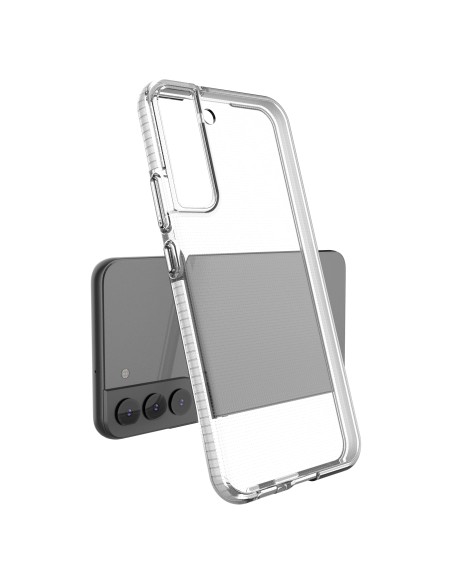 Spring Case padengtas gelio dėklas su spalvingu rėmeliu, skirtas Samsung Galaxy S22+ (S22 Plus) šviesiai rausvai Spring Case padengtas gelio dėklas su spalvingu rėmeliu, skirtas Samsung Galaxy S22+ (S22 Plus) šviesiai rausvai
