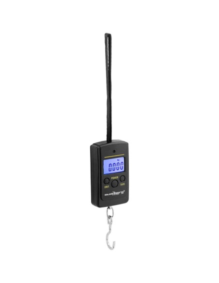 Žvejybinio bagažo kablio svarstyklės su dirželiu iki 40 kg / 10 g Žvejybinio bagažo kablio svarstyklės su dirželiu iki 40 kg / 10 g