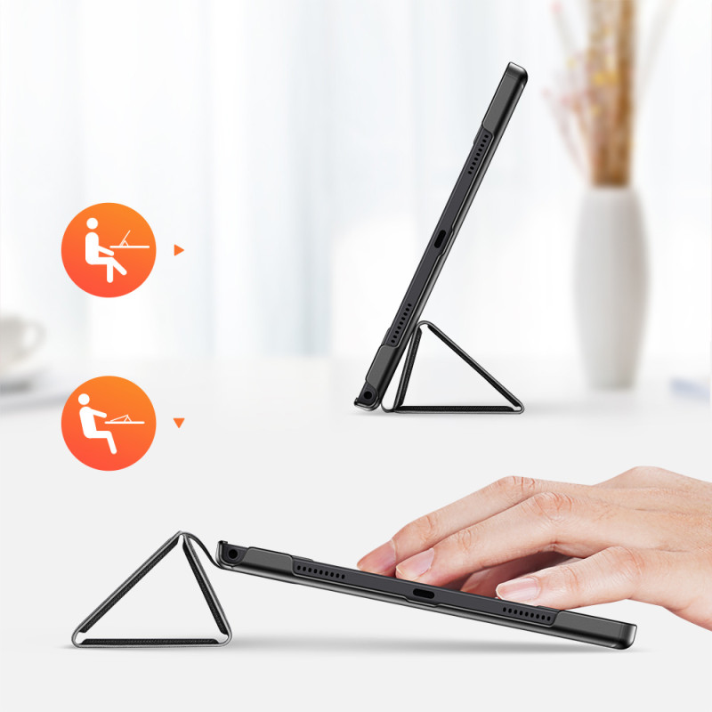 DUX DUCIS Domo sulankstomas dangtelis planšetinio kompiuterio dėklas su „Smart Sleep“ funkcijos stovu, skirtu „Samsung G...