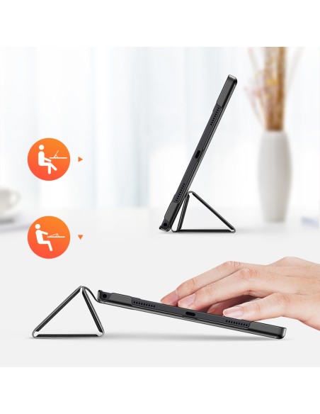 DUX DUCIS Domo sulankstomas dangtelis planšetinio kompiuterio dėklas su „Smart Sleep“ funkcijos stovu, skirtu „Samsung G...