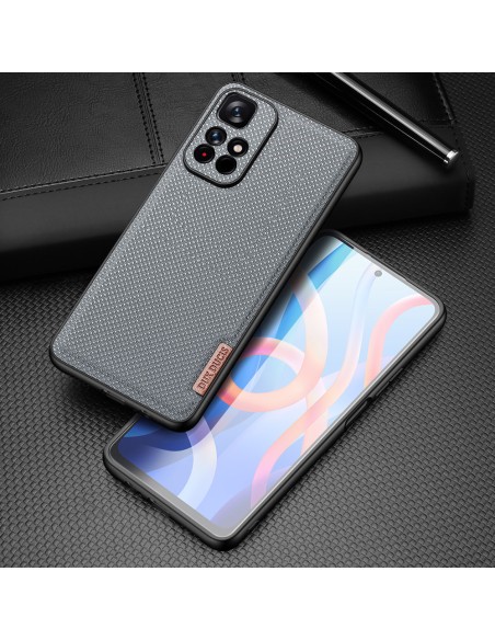 Dux Ducis Fino dėklo dangtelis, padengtas nailono medžiaga, skirtas Poco M4 Pro 5G mėlynai Dux Ducis Fino dėklo dangtelis, padengtas nailono medžiaga, skirtas Poco M4 Pro 5G mėlynai