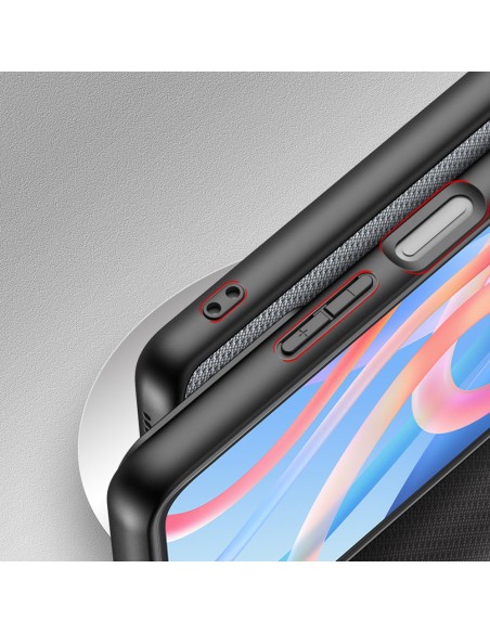 Dux Ducis Fino dėklo dangtelis, padengtas nailono medžiaga, skirtas Poco M4 Pro 5G mėlynai Dux Ducis Fino dėklo dangtelis, padengtas nailono medžiaga, skirtas Poco M4 Pro 5G mėlynai